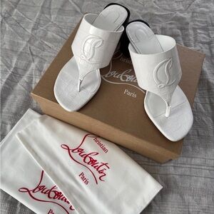 SOLD** Flip Flops Mule by Christian Louboutin